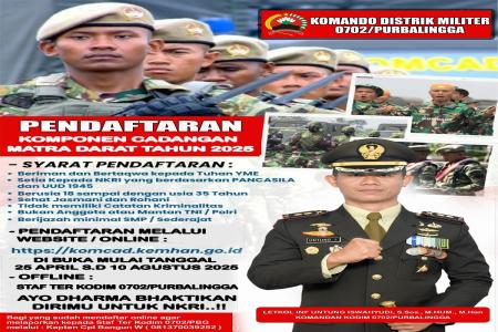 Negara memanggil putra terbaik bangsa untuk mengabdikan diri sebagai k