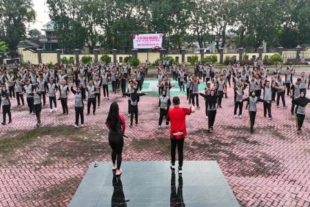 Sinergitas Terjaga TNIPolri dan Forkopimda Sumenep Gelar Olahraga Bers