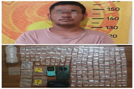 Satresnarkoba Polres Sumenep Ungkap 137 Poket Sabu Siap Edar di Kecama