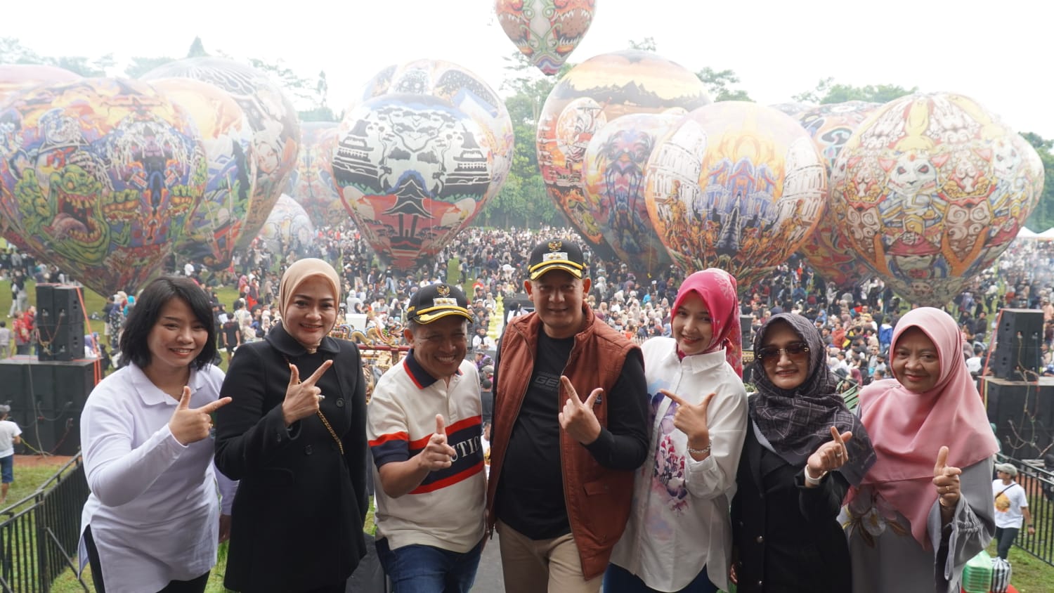 Dukungan Wakil Wali Kota Tegal Tazkiyatul Muthmainnah : Festival Balon
