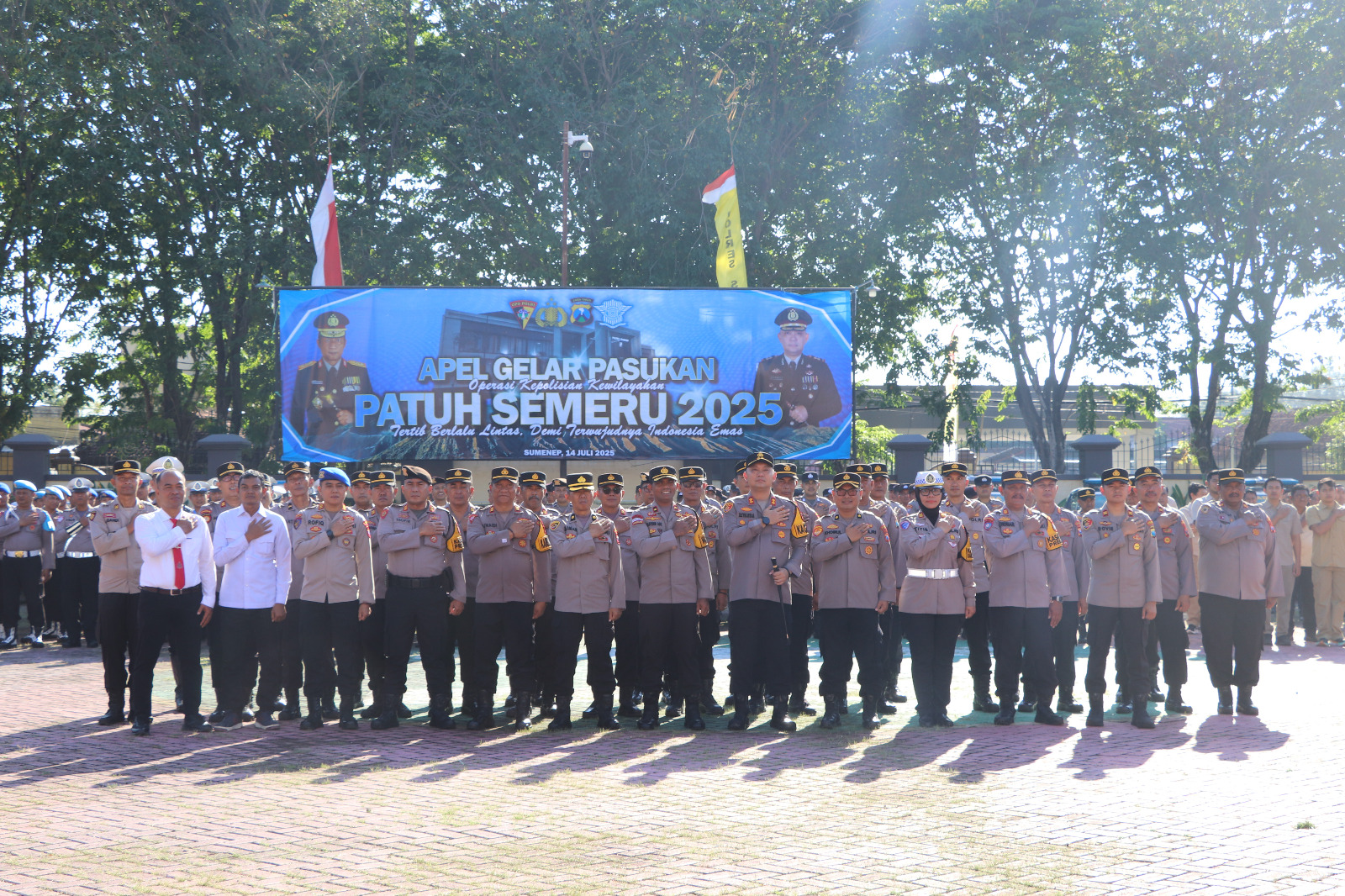 Polres Sumenep Catat Penurunan Kecelakaan Signifikan Dalam Operasi Pat