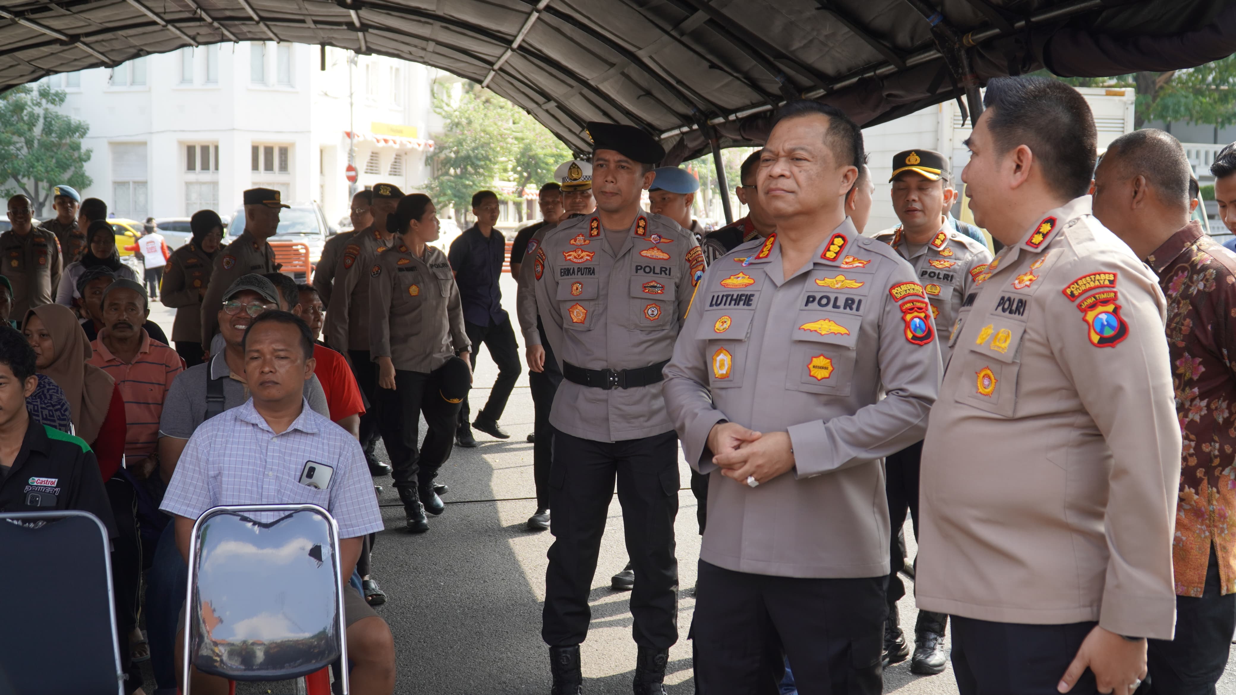 Gerakan Pangan Murah :komitmen Polrestabes Surabaya Stabilkan Harga Da