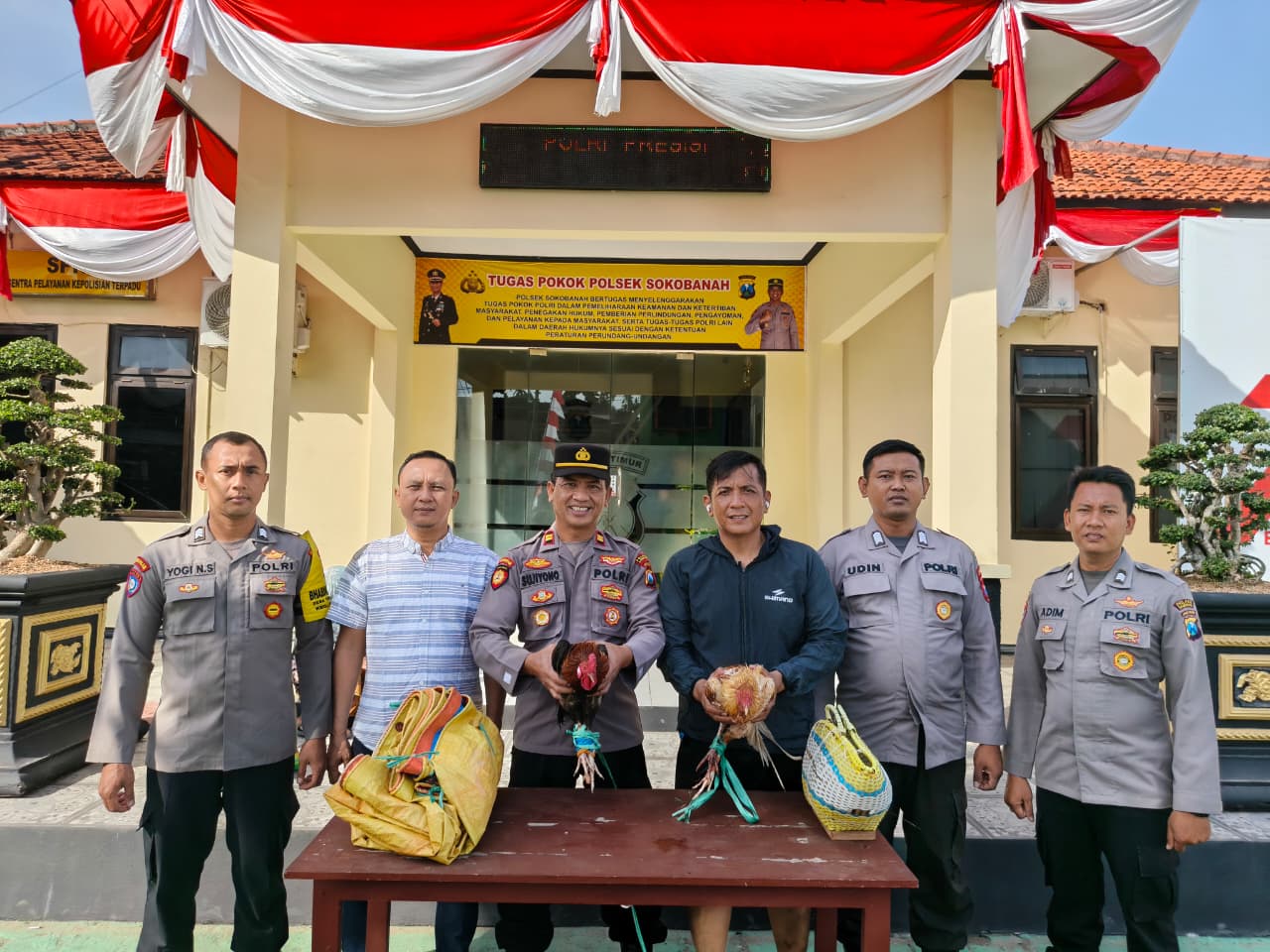 Kapolsek Sokobanah Iptu Sujiyono Sh Kembali Menunjukkan Komitmennya Me