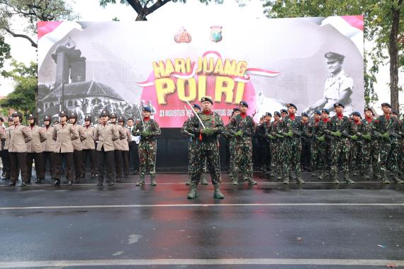 Hari Juang Polri Akan Digelar Di Surabaya Kapolri Pimpin Upacara Diiku