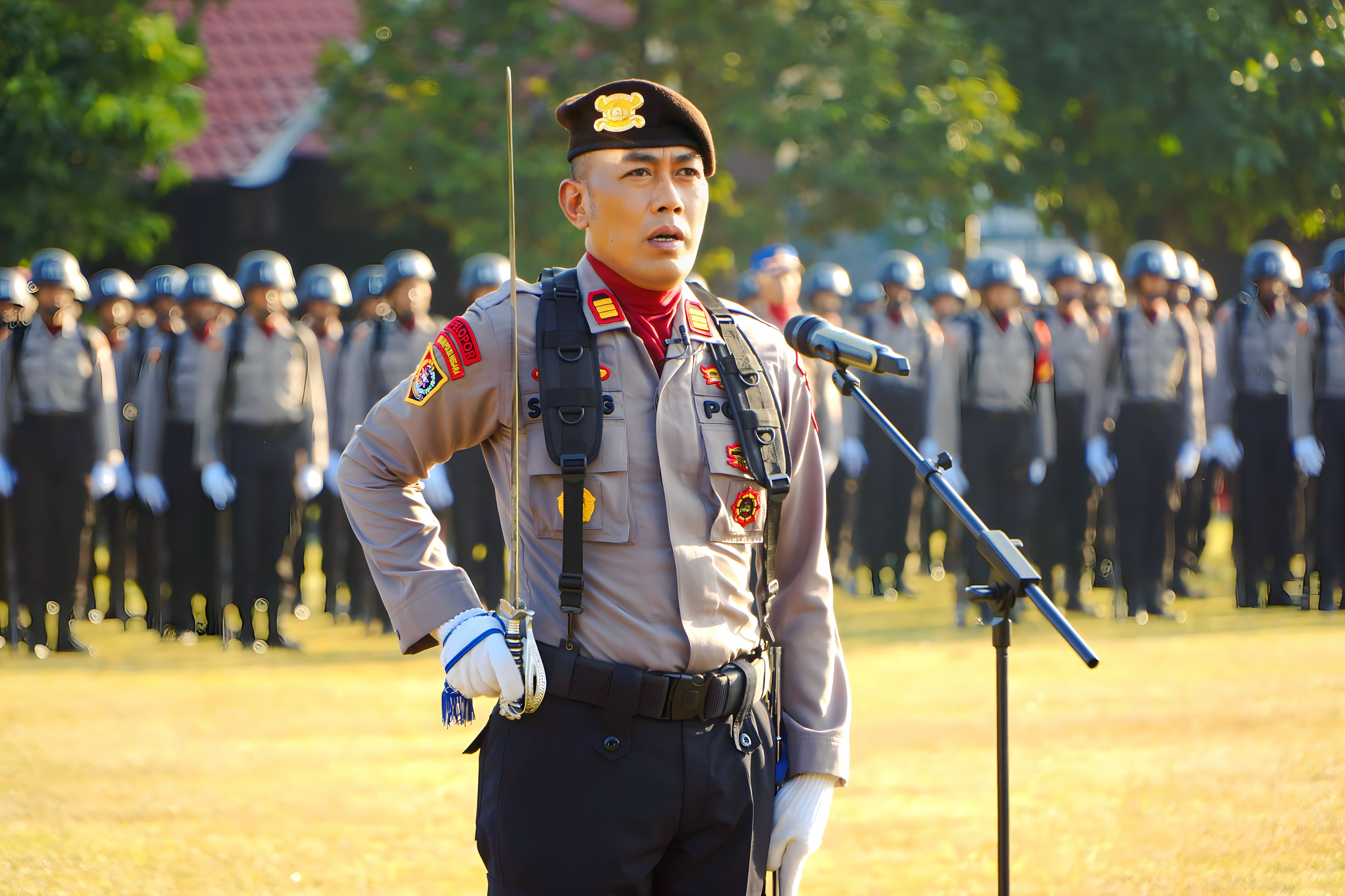 Gelorakan Semangat Perjuangan Spn Polda Jatim Peringati Hari Juang Pol