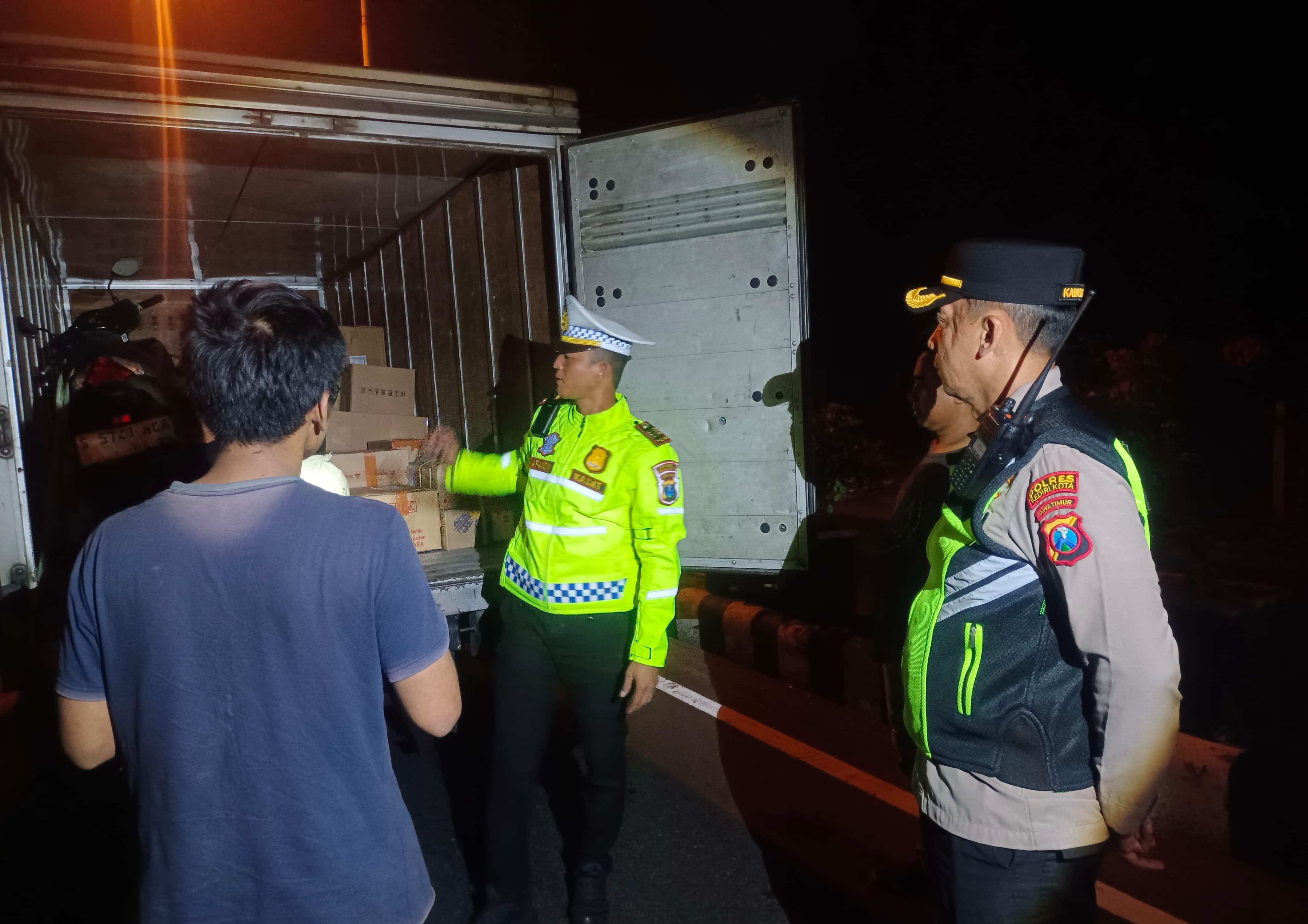 Harkamtibmas, Polres Kediri Kota Gelar Operasi Gabungan Amankan Puluha