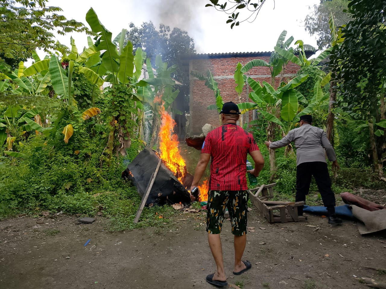 Respon Cepat Pengaduan Masyarakat Polisi Bongkar Arena Sabung Ayam Di
