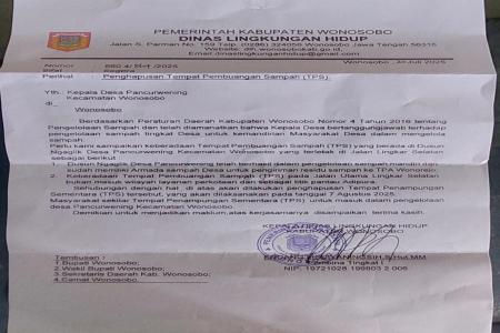 Dinas Lingkungan Hidup Kabupaten Wonosobo Resmi Hapus TPS Dusun Ngagli