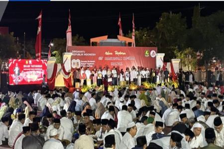 Bakesbangpol Sumenep Tak Becus Acara Tasyakuran HUT Kemerdekaan RI Ber