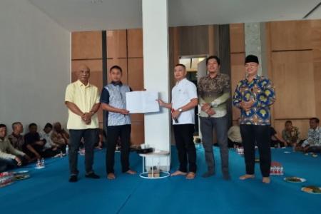 Eli Sahroni Apresiasi Apdesi Lebak Dapat Hibah Tanah Dari Pengusaha Mu