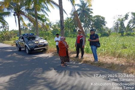 Polsek Pujer Amankan Pelaku Jambret di Jalan Raya Tangsil