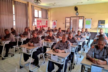 SPN Polda Jatim Resmi Tinggalkan Ujian Kertas Beralih ke Sistem CAT
