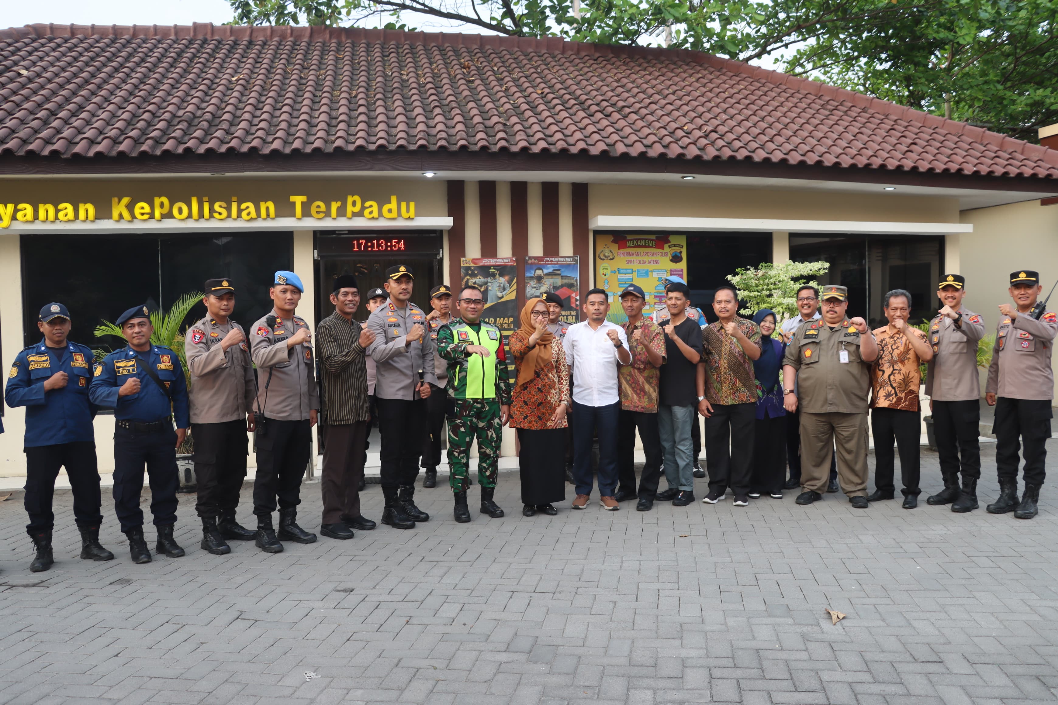 Forkopimda Demak Laksanakan Patroli Di Obyek Vital Dan Beri Dukungan T