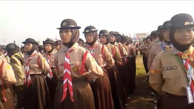 Hj. Idah Hamidah Resmi Buka Jambore Dan Raimuna Kotabaru 2025