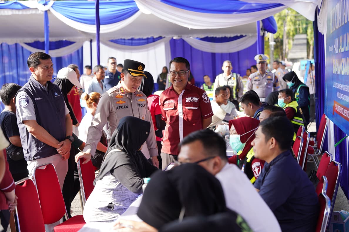 Sambut Hari Lalu Lintas Bhayangkara Ke 70, Polres Bojonegoro Gelar Pas