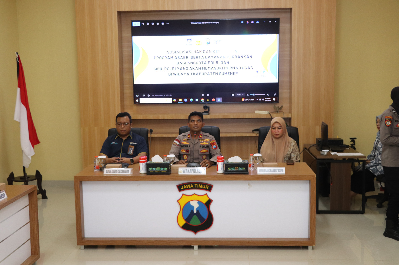 Pesan Wakapolres Sumenep Saat Membuka Sosialisasi Hak Dan Kewajiban, P