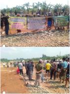 Geruduk Tambang Pasir Milik Pt. Berkah Halal Thayyib, Warga Minta Peme