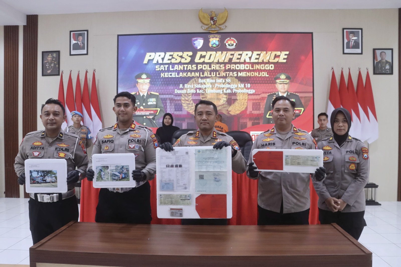 Polres Probolinggo Tetapkan Sopir Bus Pariwisata Sebagai Tersangka Lak