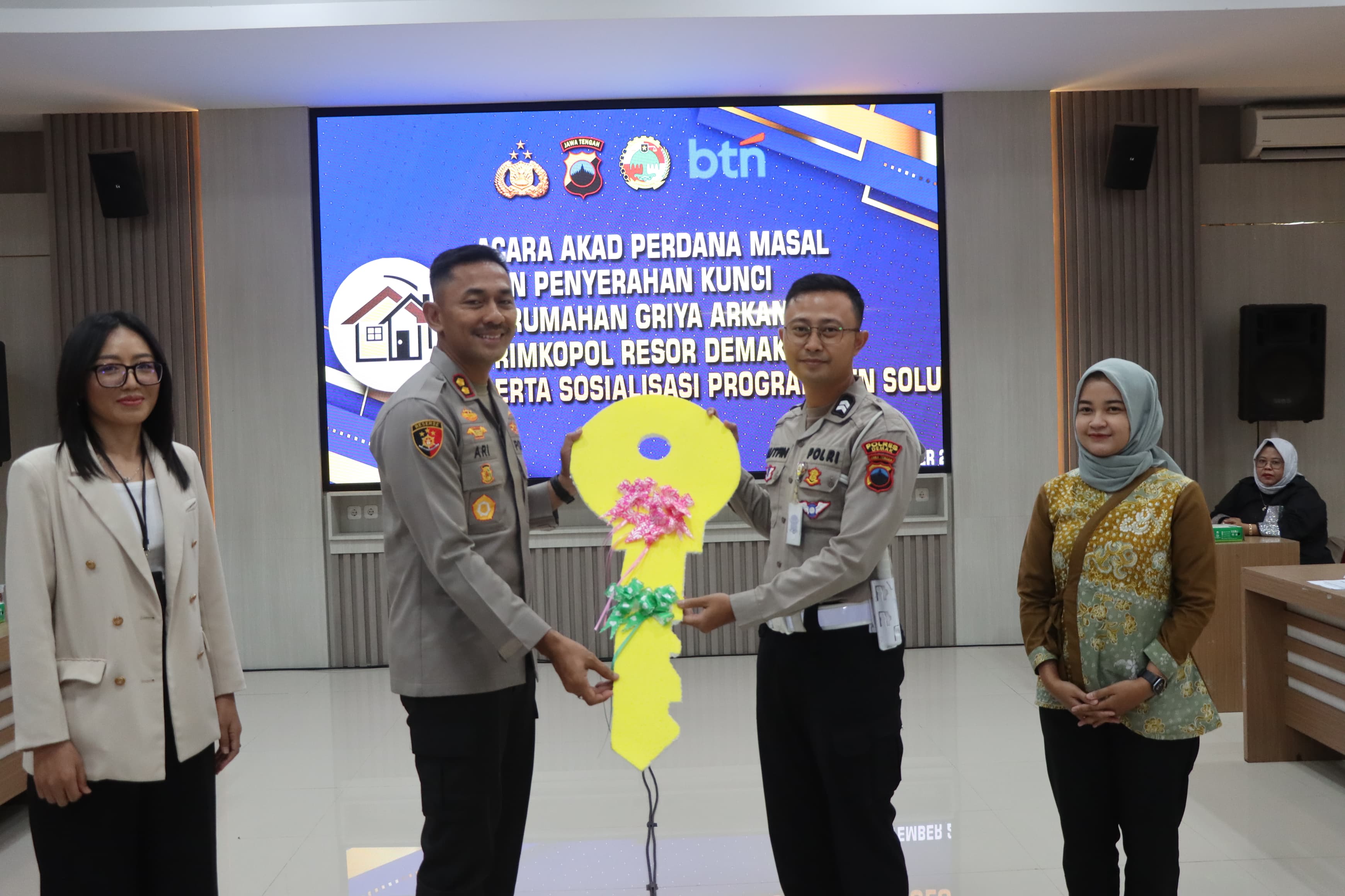 Kapolres Demak Resmikan Rumah Subsidi Bagi Anggota Polri