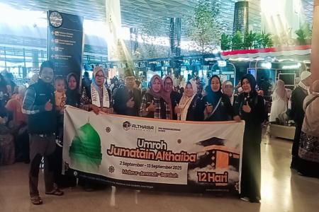Pelepasan Jemaah Umroh Agen Tour And Travel Al Thaiba Kloter 2 Septemb
