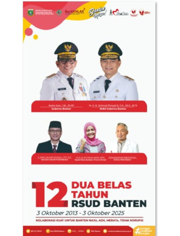 Rsud Banten Rayakan Hut Ke 12, Tegaskan Komitmen Pelayanan Ramah Dan A