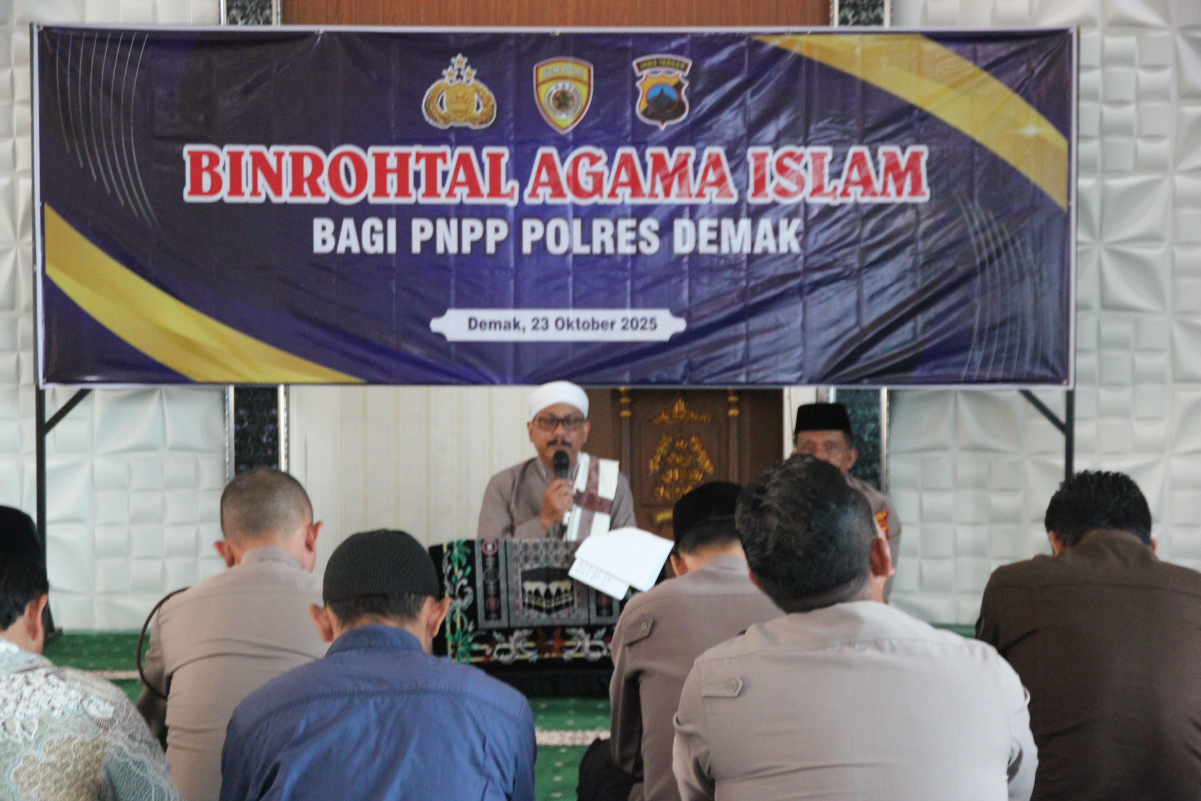 Polres Demak Gelar Binrohtal, Bentuk Personel Polri Yang Beriman Dan H