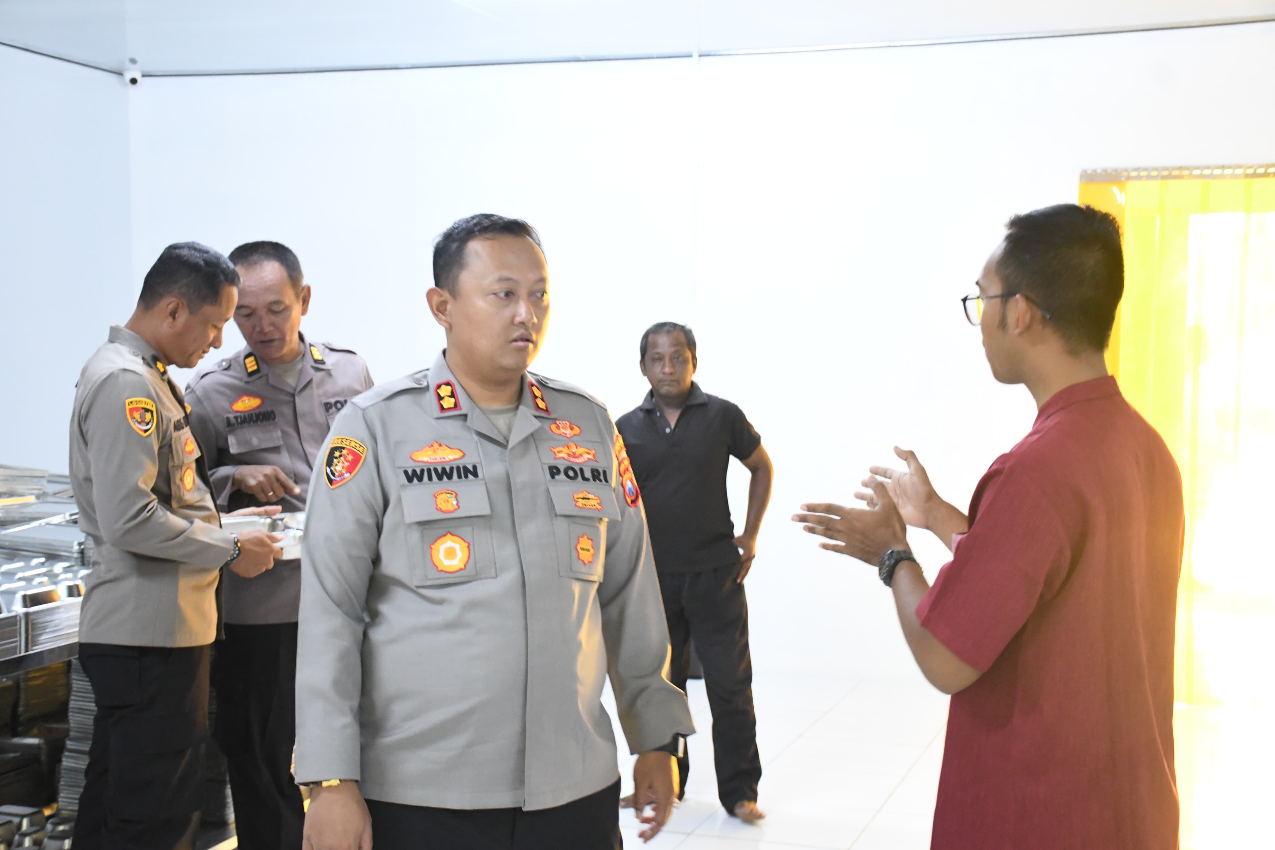 Kapolres Madiun Kota Tinjau Kesiapan Sppg Kanigoro, Dukung Program Pem