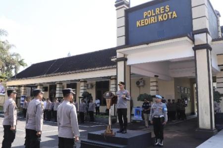 Kapolres Kediri Kota Kukuhkan Pamapta Layanan yang Cepat dan Profesion