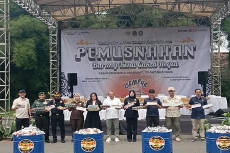 Bea Cukai Jabar Sita Rokok dan Miras Ilegal Senilai Miliaran Rupiah Un