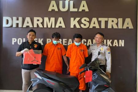 Polisi Berhasil Amankan Komplotan Pencuri Motor Toko Listrik Jagalan S