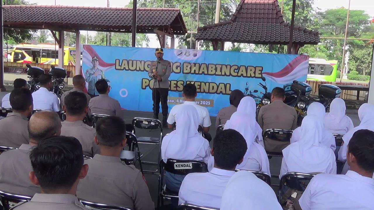 Polres Kendal Luncurkan Program “bhabincare” Kawal Mbg, Cegah Kera