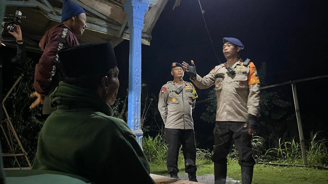 Polisi Masifkan Patroli Malam Di Zona Terdampak Erupsi Gunung Semeru