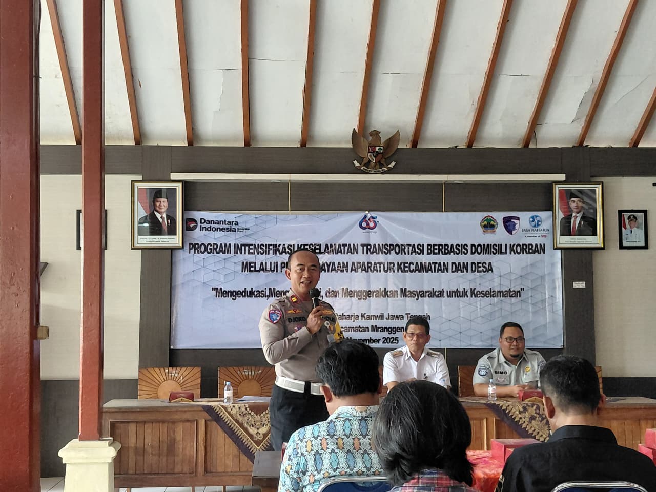 Kolaborasi Satlantas Dan Jasa Raharja, Edukasi Keselamatan Hingga Ting