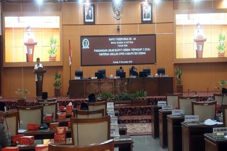 RAPAT PARIPURNA DPRD KABUPATEN DEMAK KE43 DAN KE44 MASA SIDANG III TAH