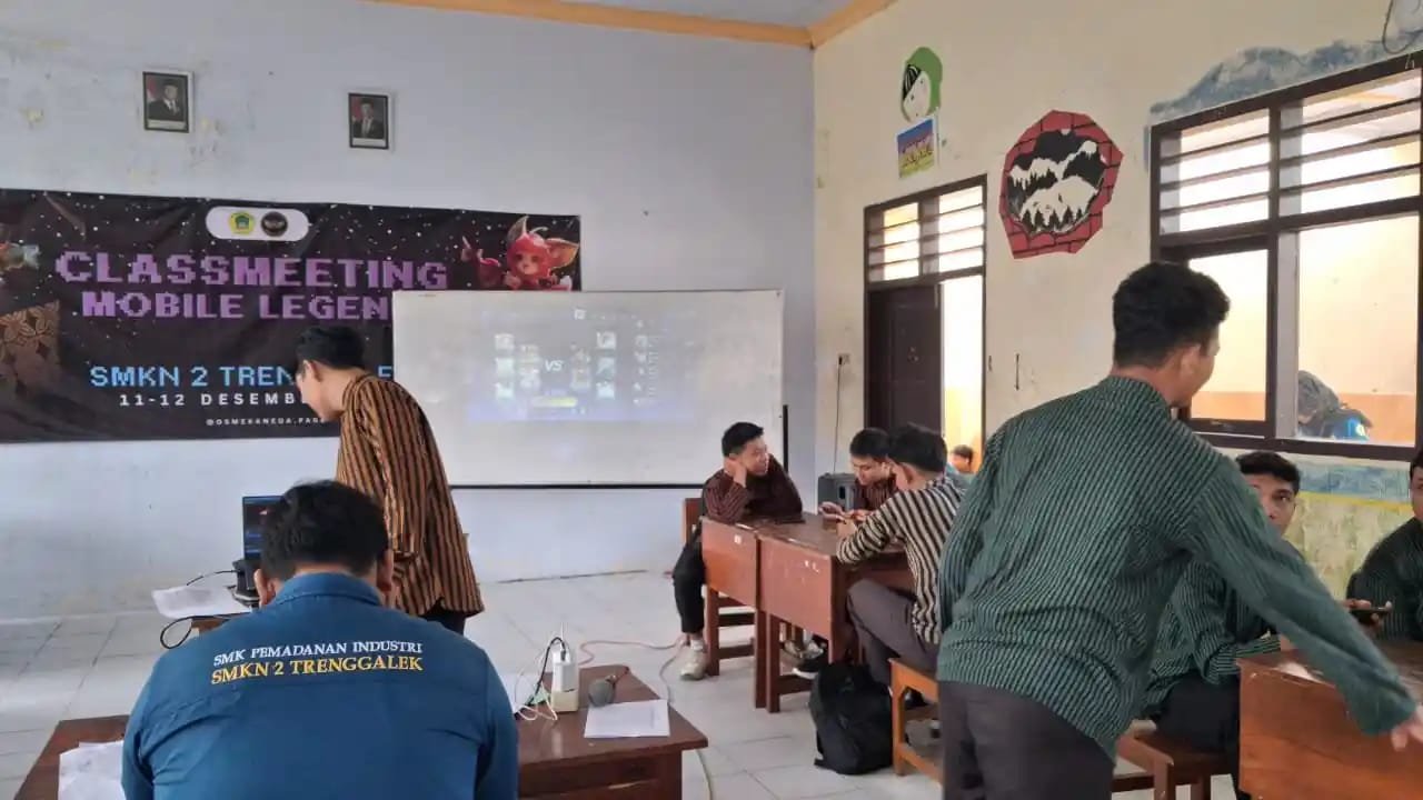 Smkn 2 Trenggalek Gelar Class Meeting E sport Turnamen Mobile Legends 