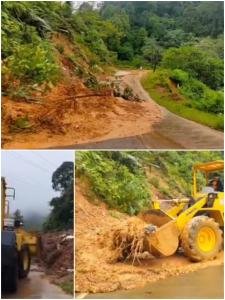 Longsor Tutup Ruas Jalan Cipanasâ€“ciparay, Dpupr Uptd Pjj Lebak 