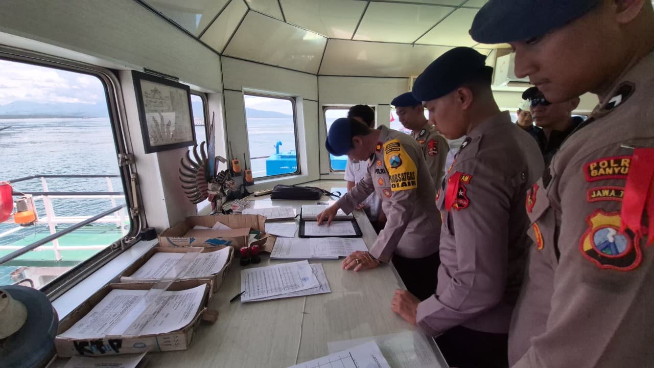 Jelang Nataru Polresta Banyuwangi Gelar Pemeriksaan Keselamatan Terpad