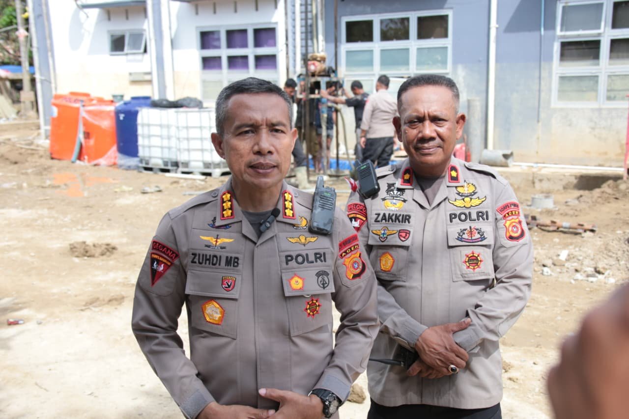 Polri Terus Kebut Pembangunan Sumur Bor Di Berbagai Fasilitas Umum Di 