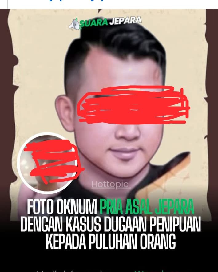 Diduga Pelaku Penipuan Dan Penggelapan Jasa Perpanjangan Bpkb Mobil