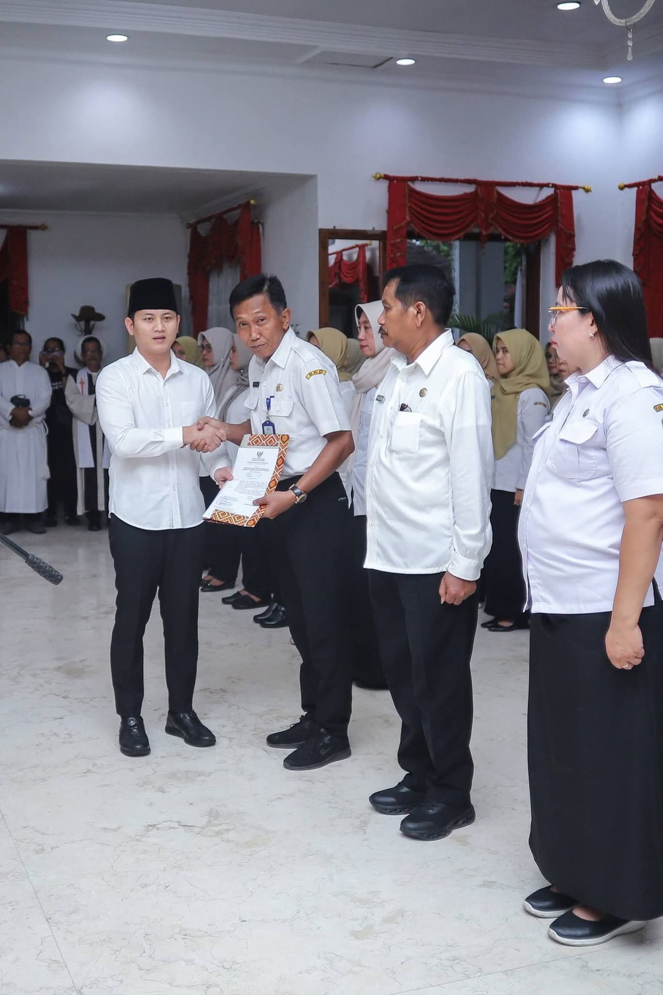 Penyesuaian Sotk Baru, Mas Ipin Lantik 108 Pejabat Di Lingkup Pemkab T