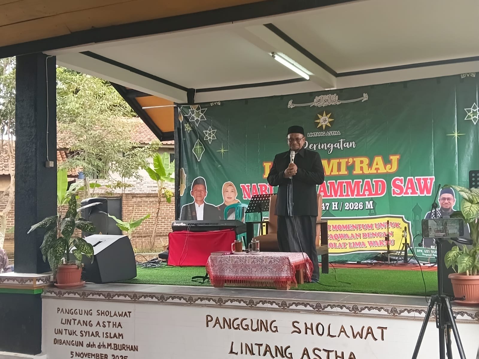 Masjid Agung Lintang Astha Adakan Tabligh Akbar Peringatan Isra Mi'raj
