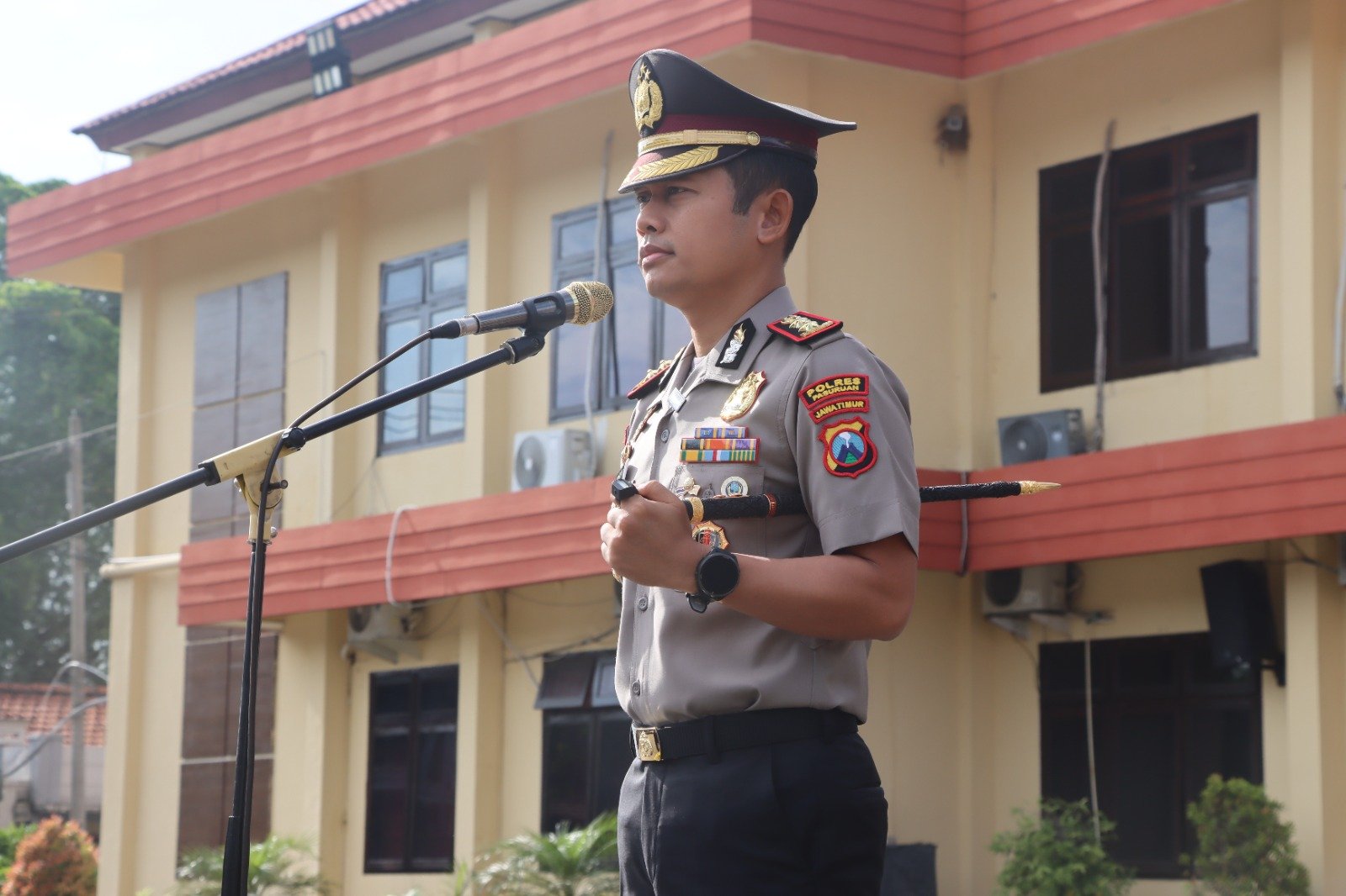Pimpin Apel Perdana, Kapolres Pasuruan Ingatkan Anggota Tak Menyalahgu