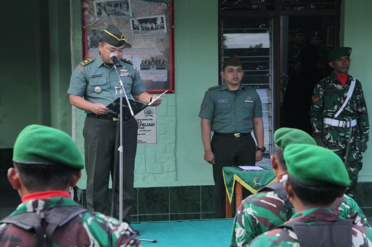 Kodim 0808 blitar Gelar Upacara Bendera 17 an Wujudkan Jiwa Patriotism