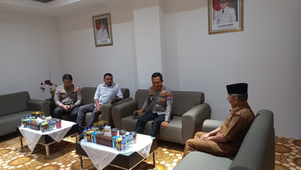 Temui Wakil Bupati Kapolres Pasuruan Bangun Koordinasi Keamanan Daerah