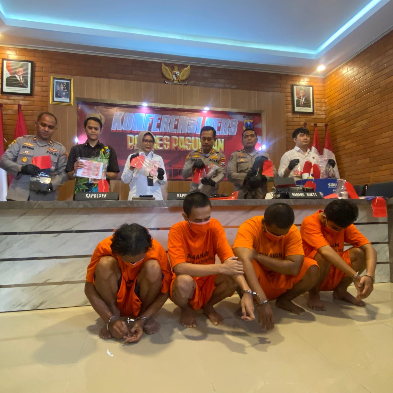 Unit Reskrim Polsek Gempol Bongkar Jaringan Peredaran Uang Palsu Empat