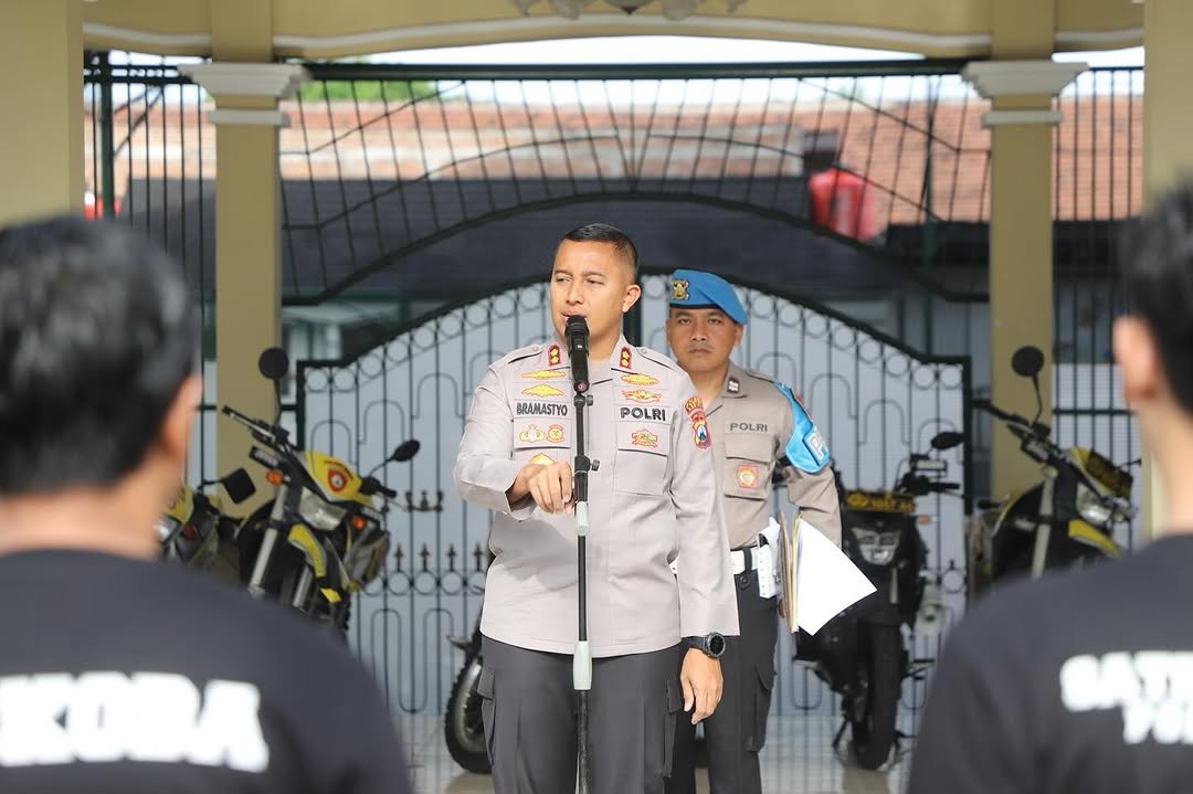 Pimpin Apel Khusus, Kapolres Kediri Tegaskan Komitmen Berantas Narkoba