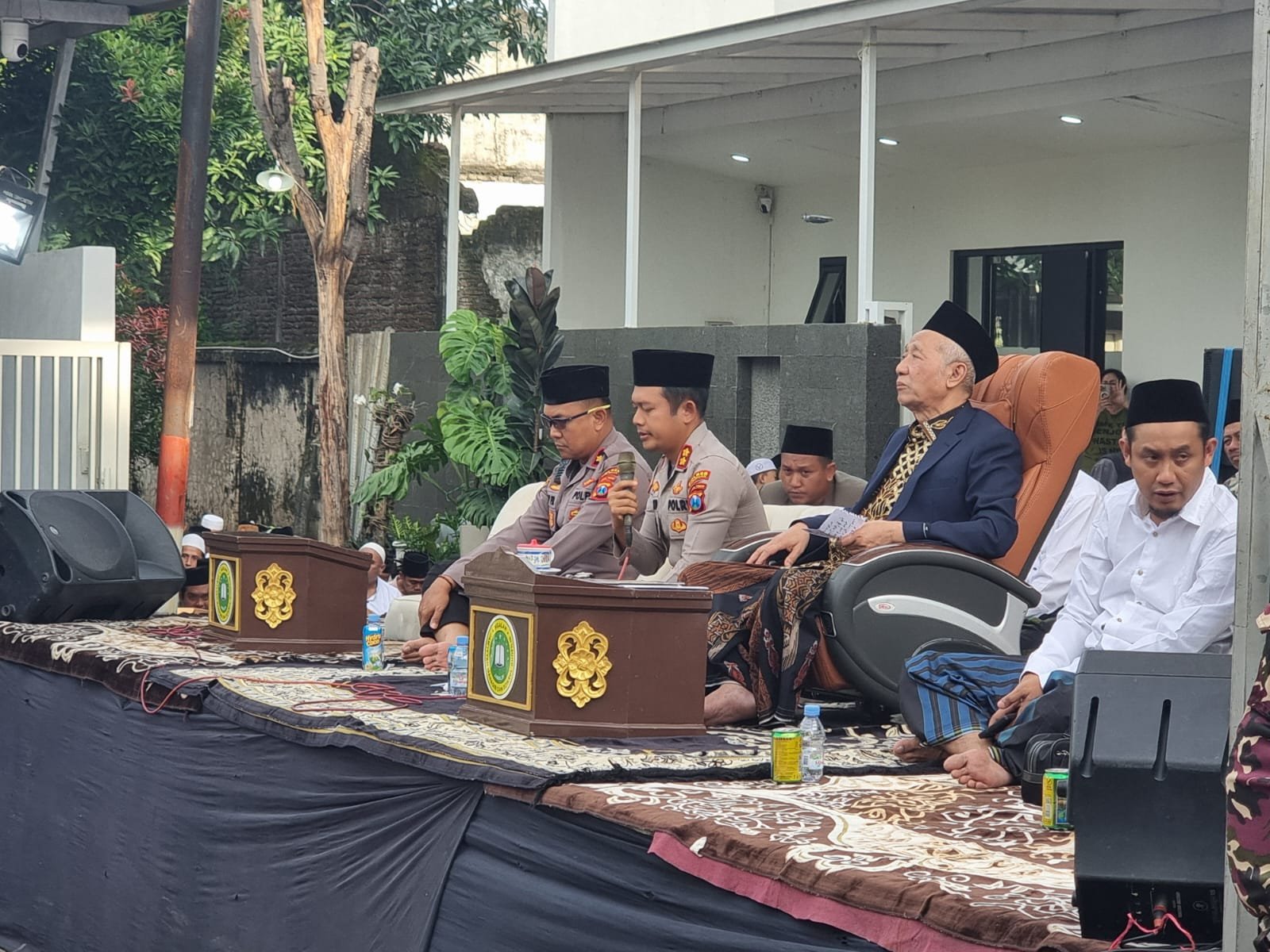 Kapolres Pasuruan Hadiri Manaqib Dzikrul Ghofilin Bersama Ribuan Jamaa