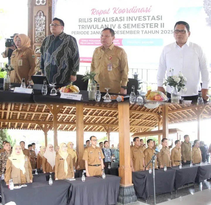 Wakil Bupati Lebak Hadiri Rapat Koordinasi Realisasi Investasi 2025 Di
