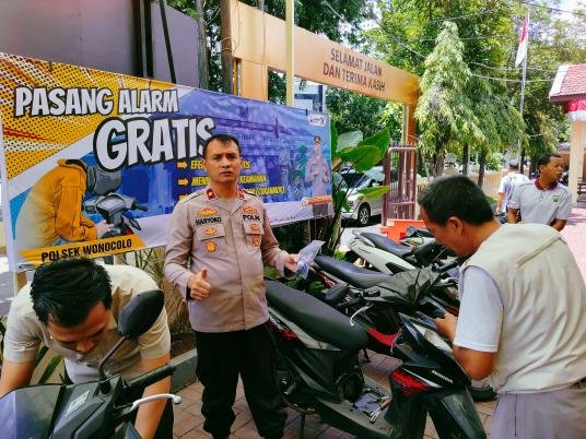 Pasang Alarm Gratis Di Polsek Wonocolo Sepuluh Pendaftar Pertama Diber