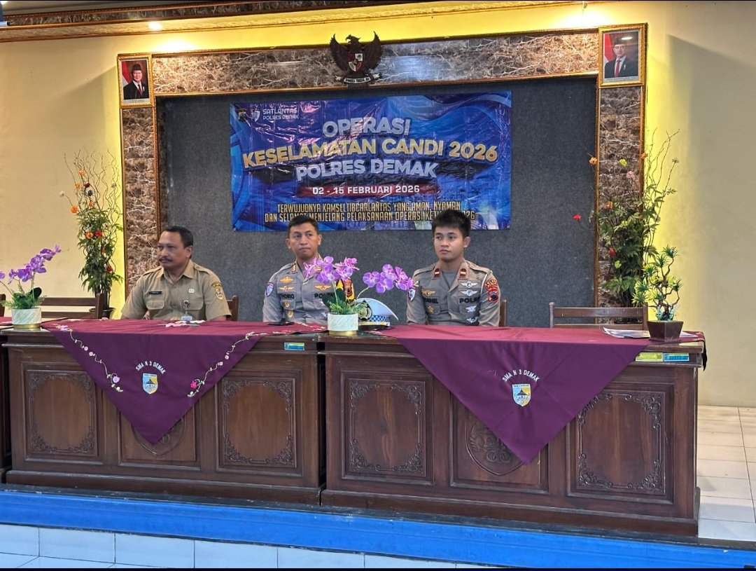 Satlantas Polres Demak Gelar Police Go To School, Fokus Keselamatan Be